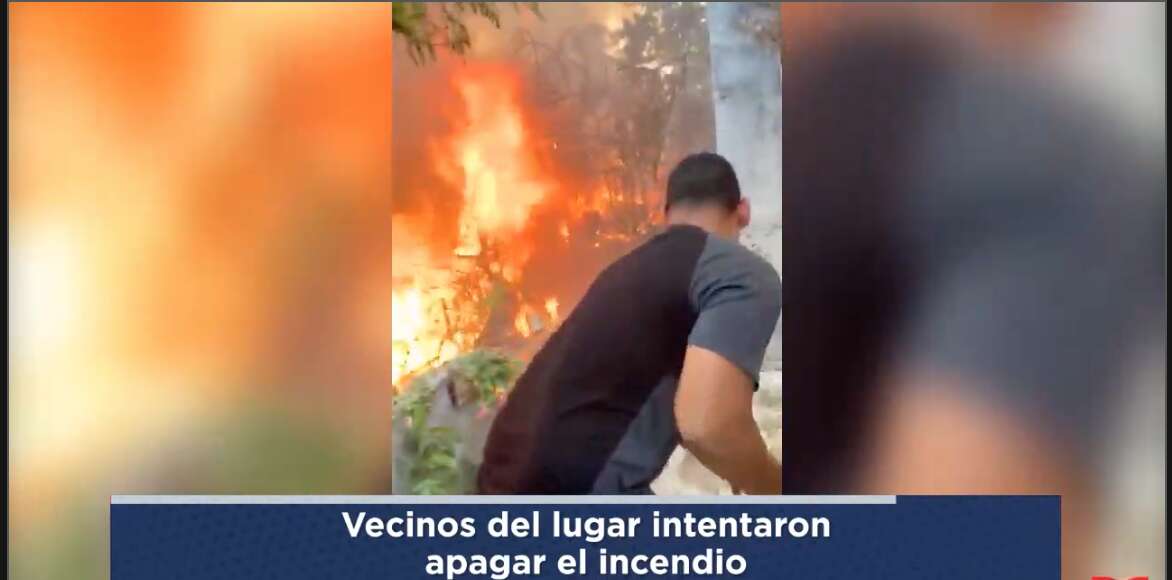 Fuego acapara varias casas en Ponce