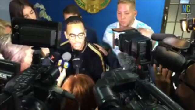 Tras cuatro horas en Fiscalía, Ozuna envía mensaje a la familia de Kevin Fr