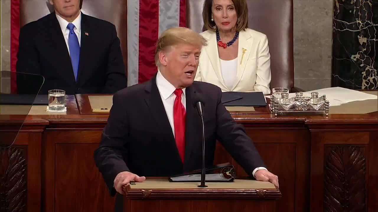 Trump hace espacio en su discurso para hablar de Venezuela