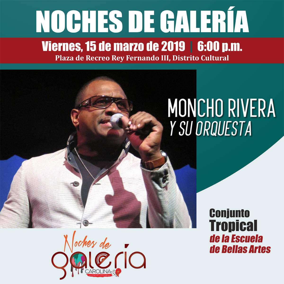 Llega el estilo riverístico de Moncho Rivera a las Noches de Galería de Car