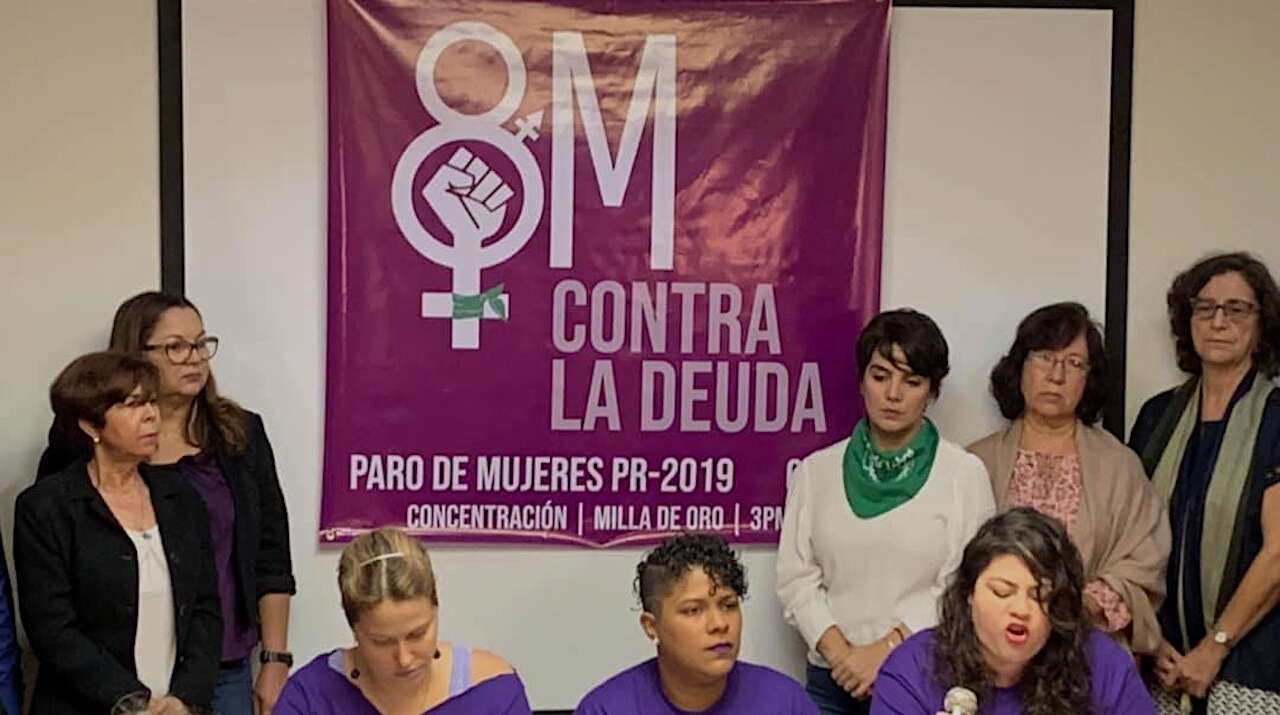 Mujeres paran el ‘8 contra la deuda’