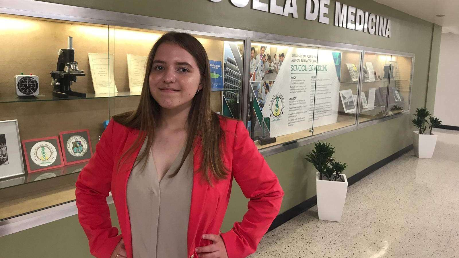 Tiene 14 años y ya fue admitida a estudiar medicina