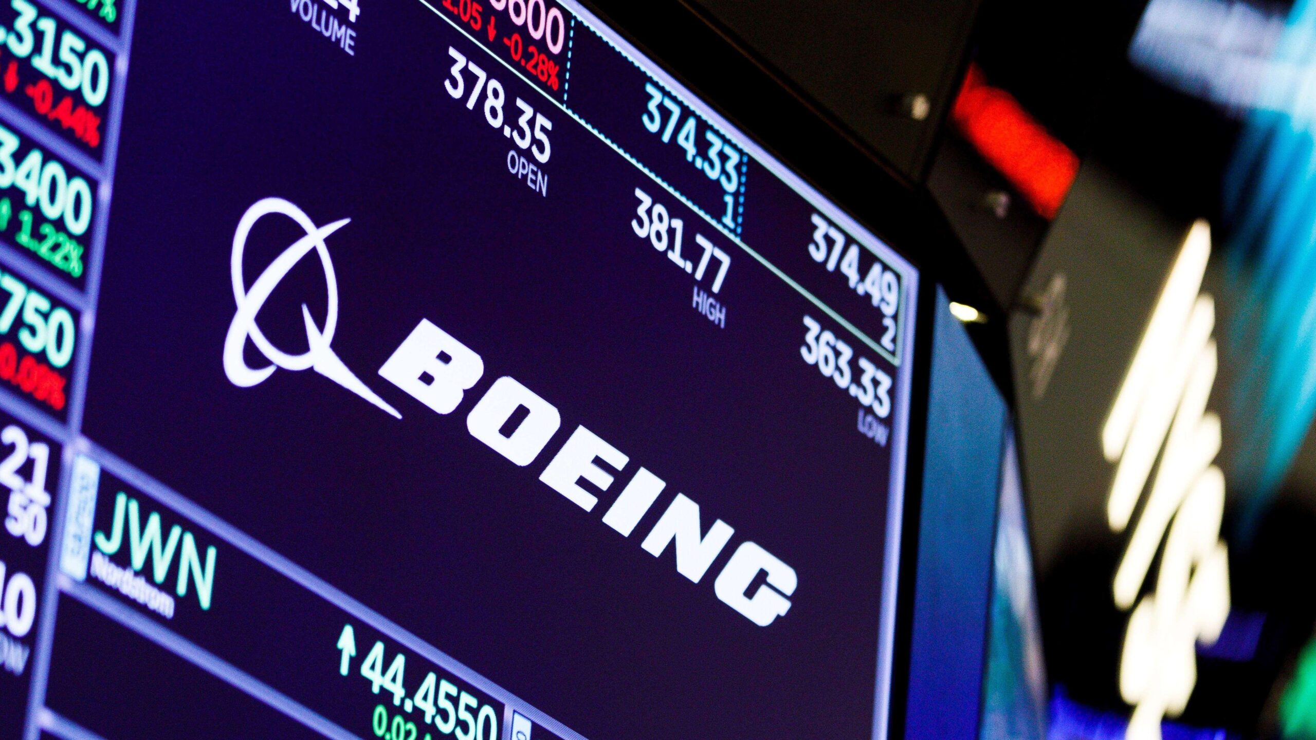 Boeing vuelve a caer en la bolsa tras suspensión de vuelos en EE.UU.