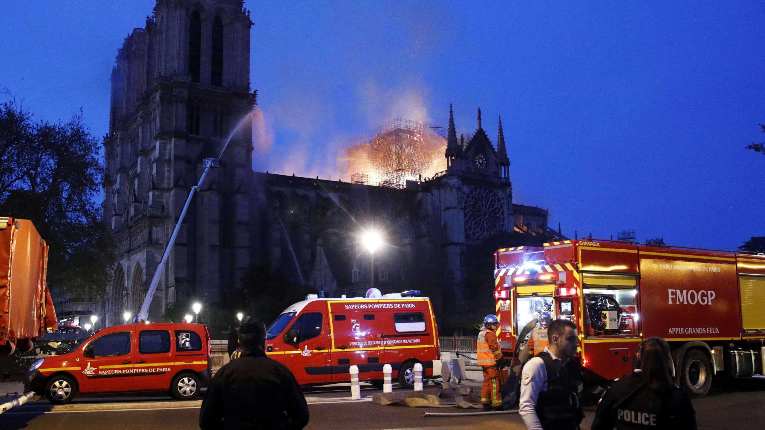 El incendio de la catedral de Notre Dame en fotos