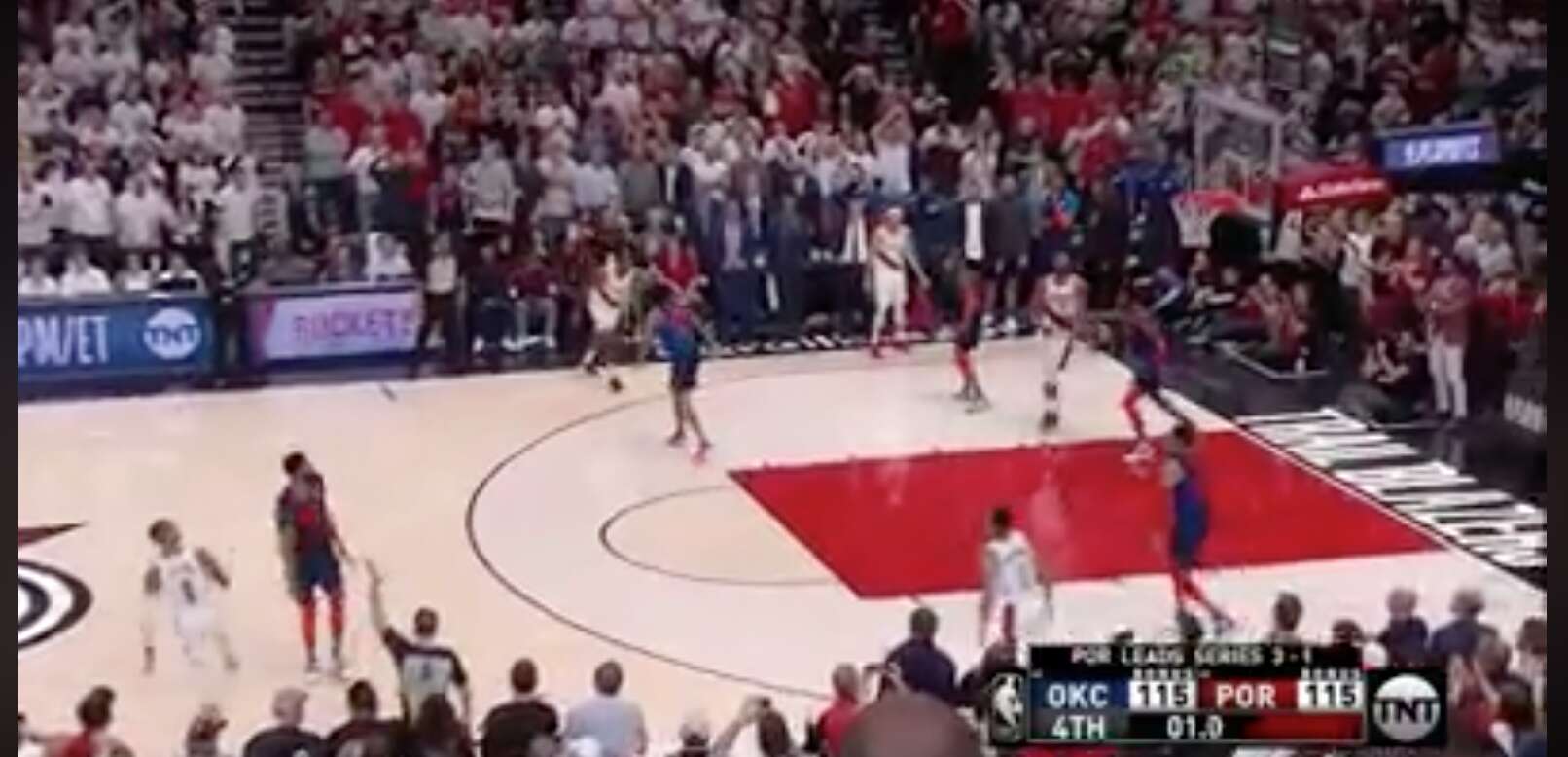 El canasto que eliminó a los Thunder de Oklahoma