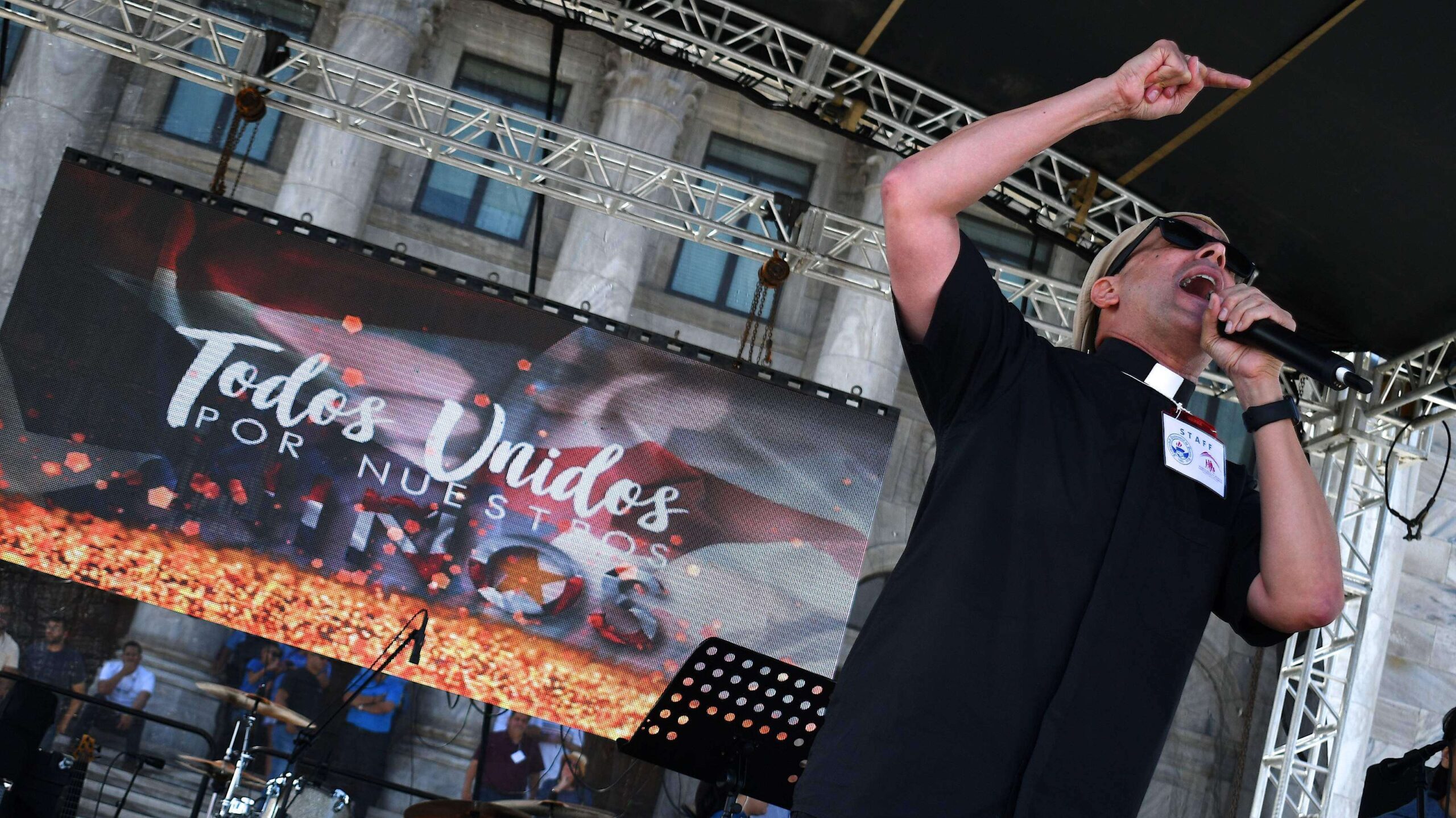Manifestación de grupos religiosos en el Capitolio