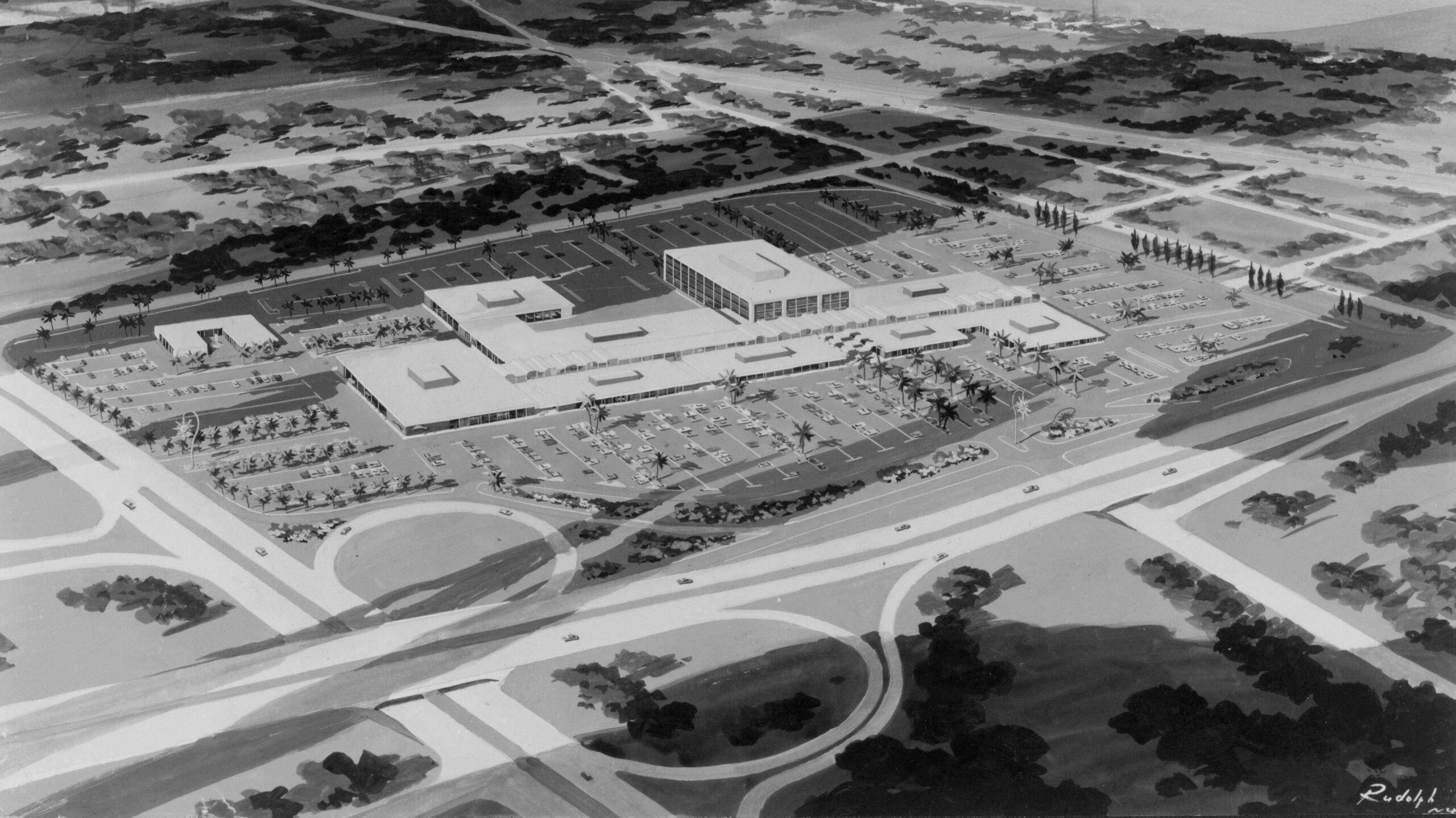 La construcción de Plaza Las Américas