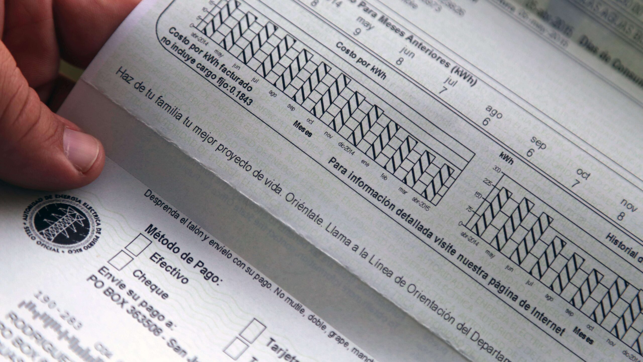 Desde junio la factura de la AEE solo será en formato electrónico