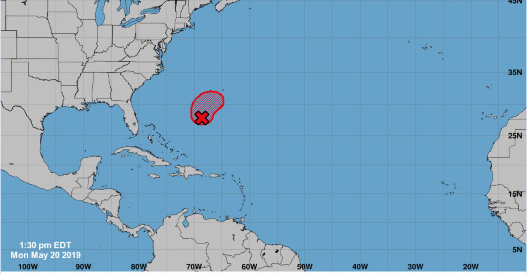 Sistema podría convertirse en tormenta en la noche de hoy