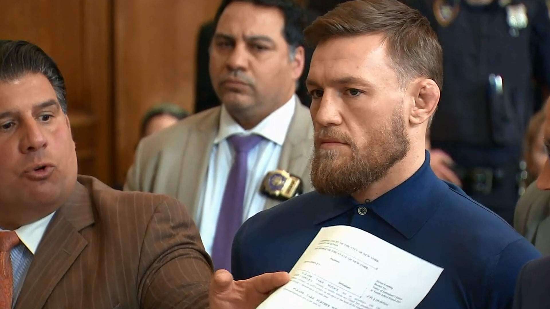 La policía irlandesa interroga a McGregor