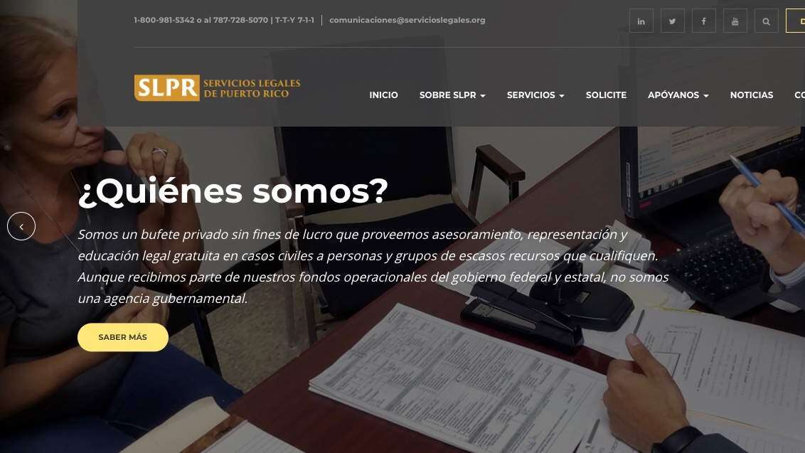 Servicios Legales estrena nuevo portal cibernético
