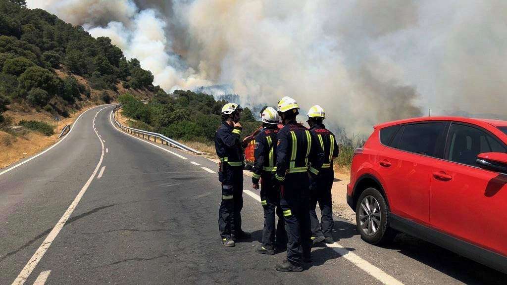 Incendio quema 4,000 hectares en España