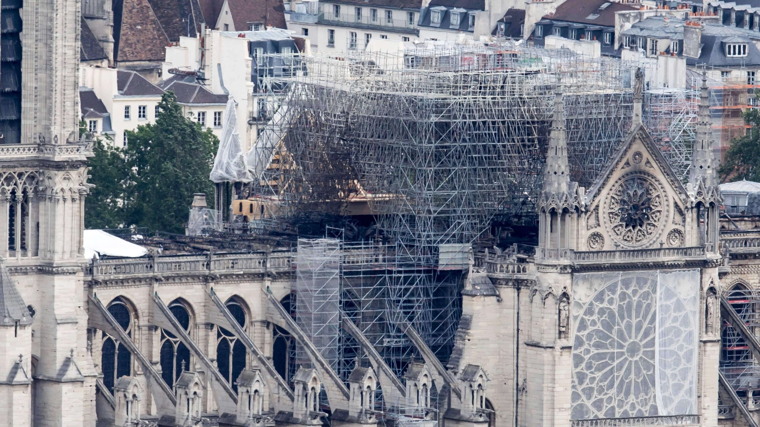 Descartan intención criminal en el fuego de Notre Dame