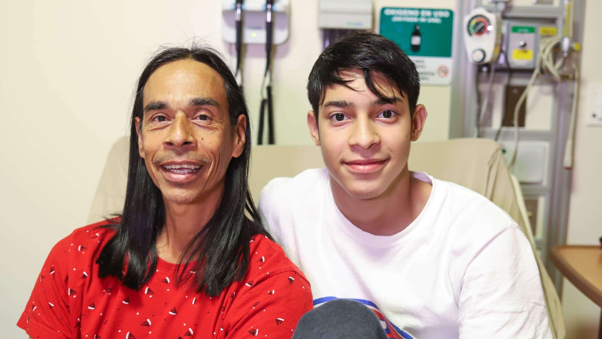 La felicidad de celebrar la recuperación de un hijo