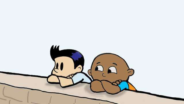 Pepito y su amigo discuten sobre leyes