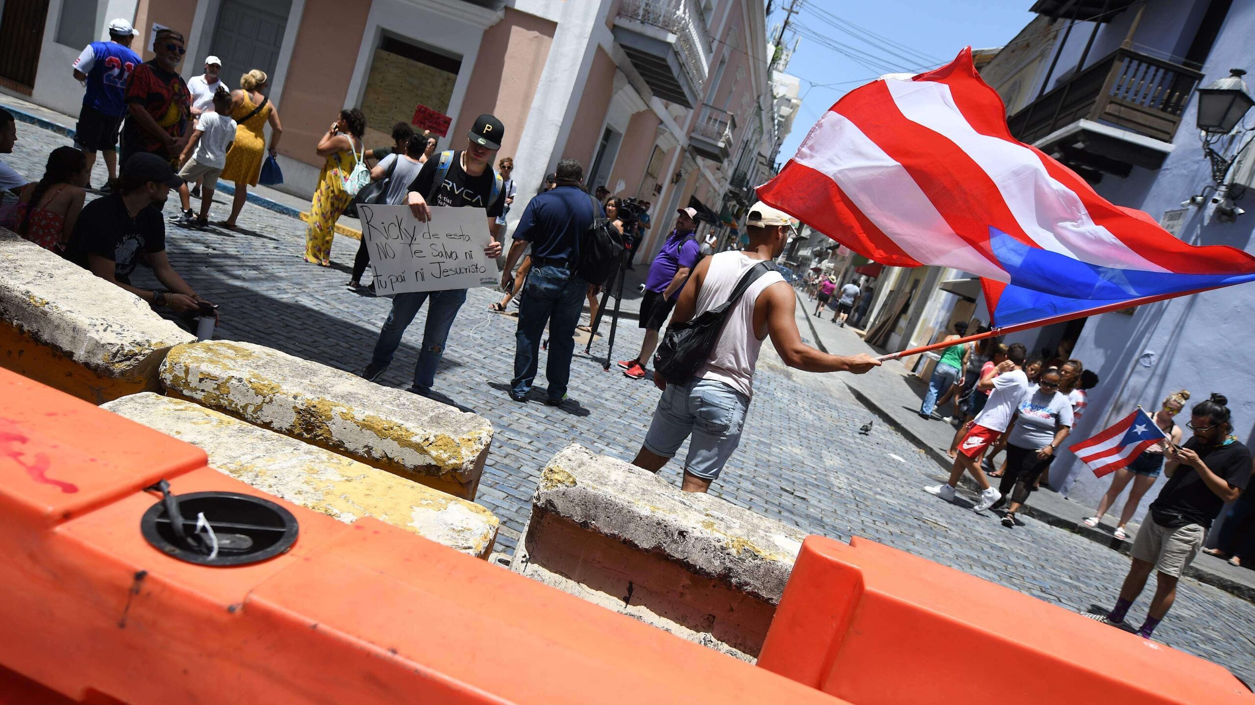 Comerciantes defienden a los manifestantes en el Viejo San Juan
