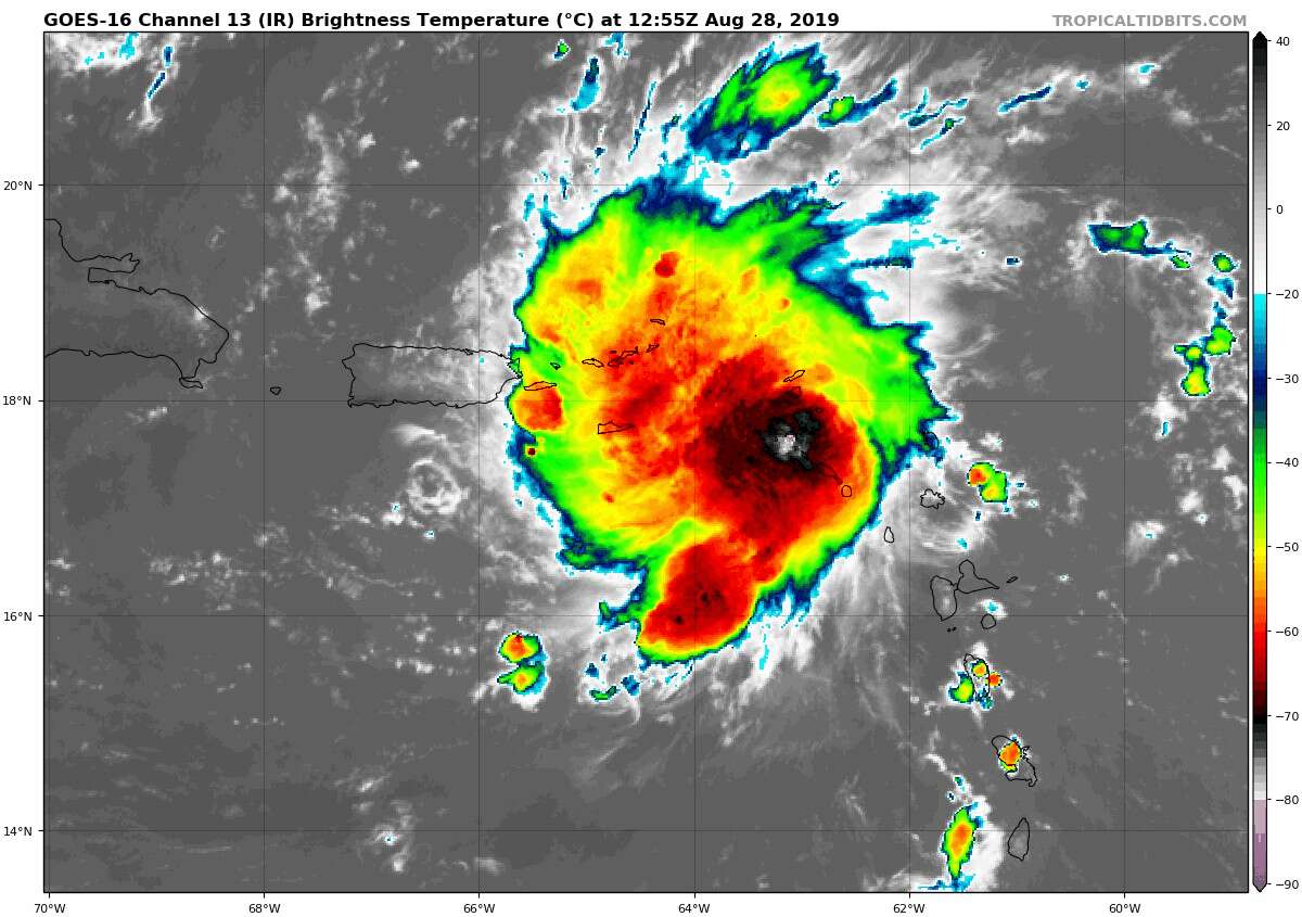 Dorian se aleja de Puerto Rico con efectos mínimos