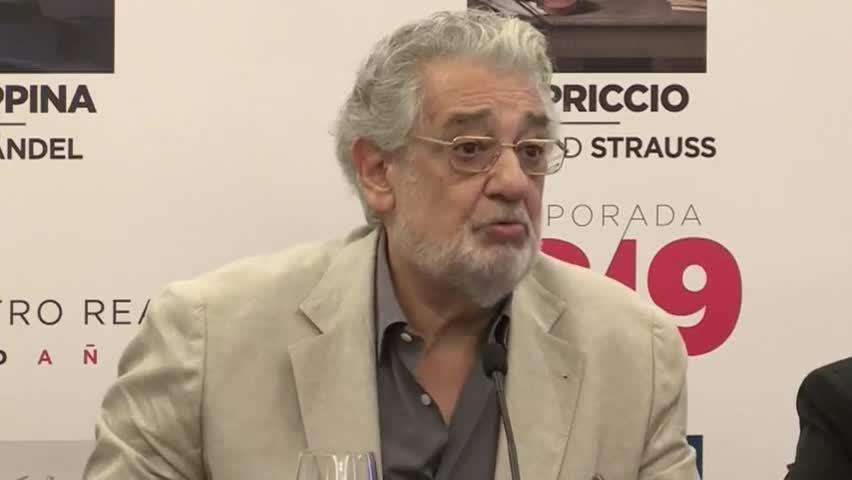 Plácido Domingo reacciona a acusaciones de acoso sexual