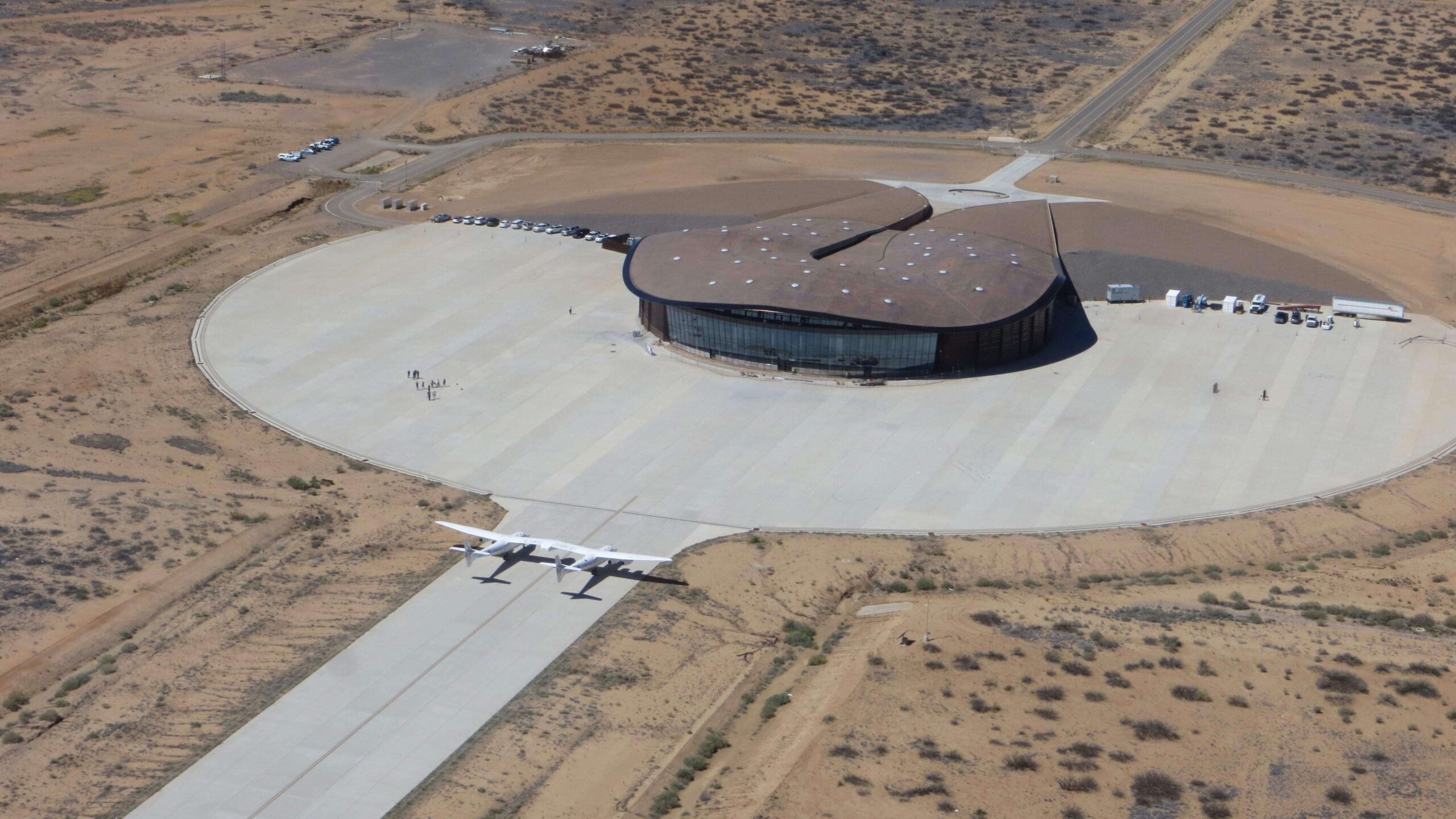 Revelan nuevo puerto espacial de Virgin Galactic