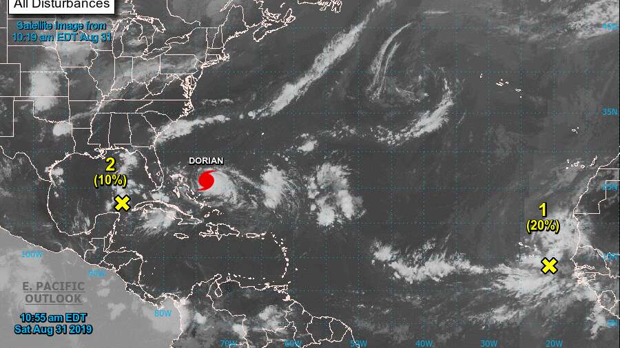Dorian desvía su rumbo hacia el este y podría salvarse Florida