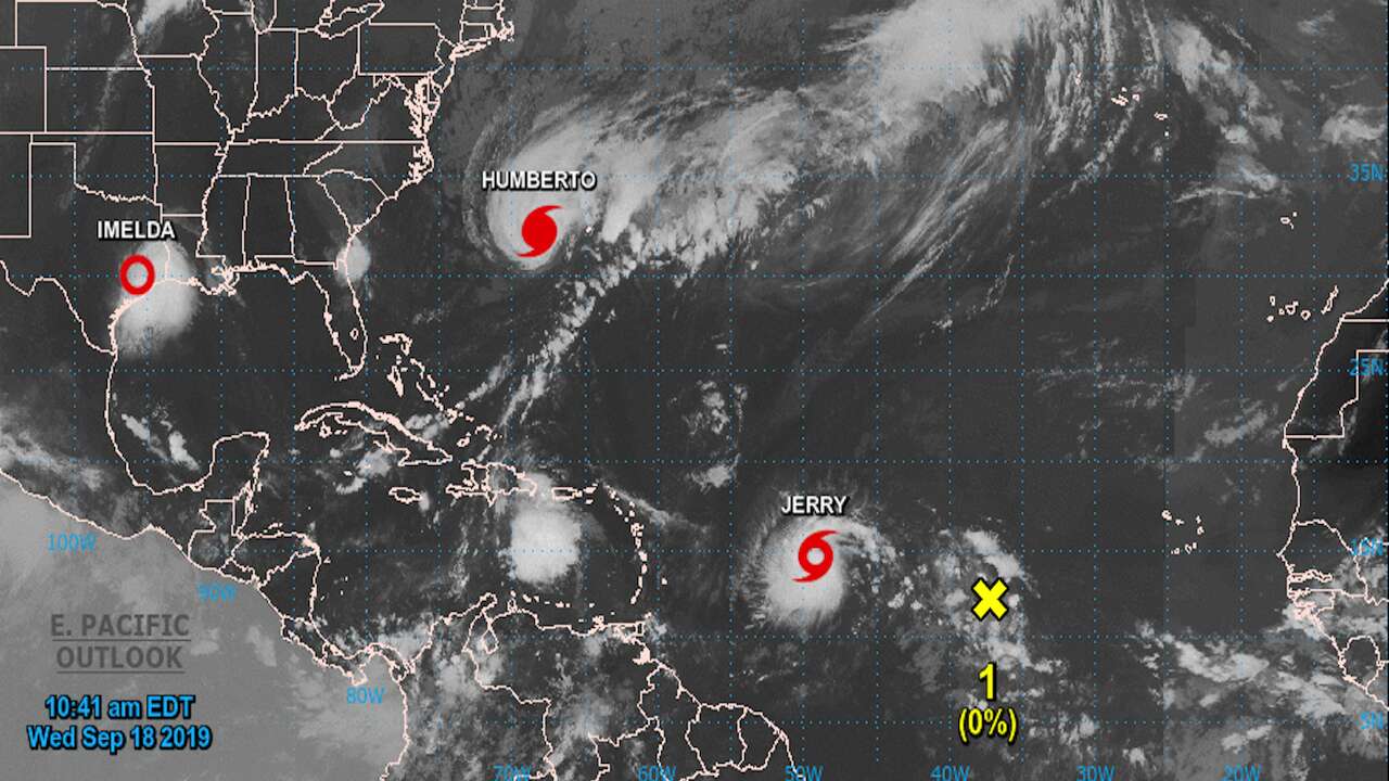Toma fuerza la tormenta Jerry mientras se aleja de Puerto Rico