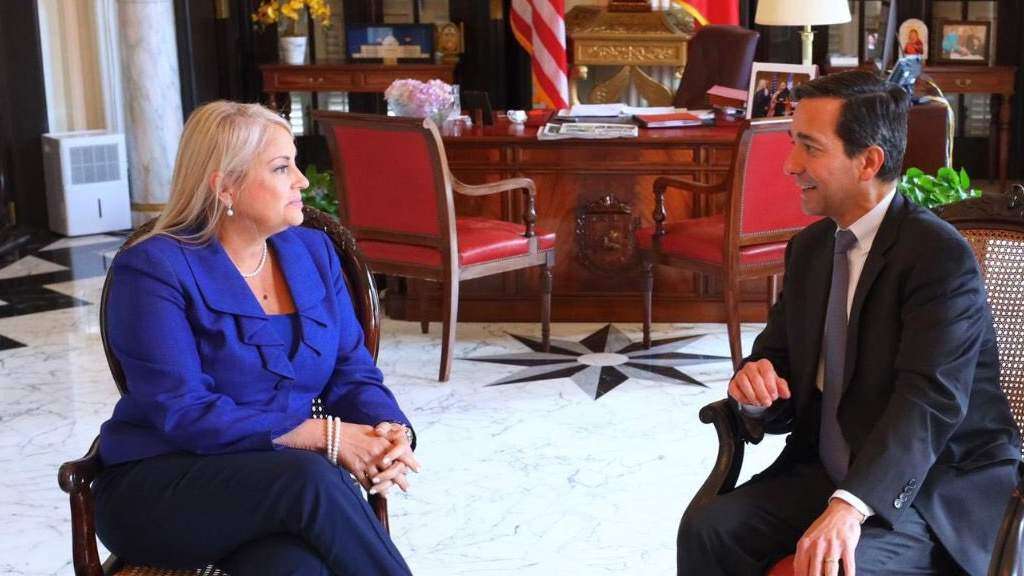 Wanda Vázquez escuchó hoy los consejos de Fortuño