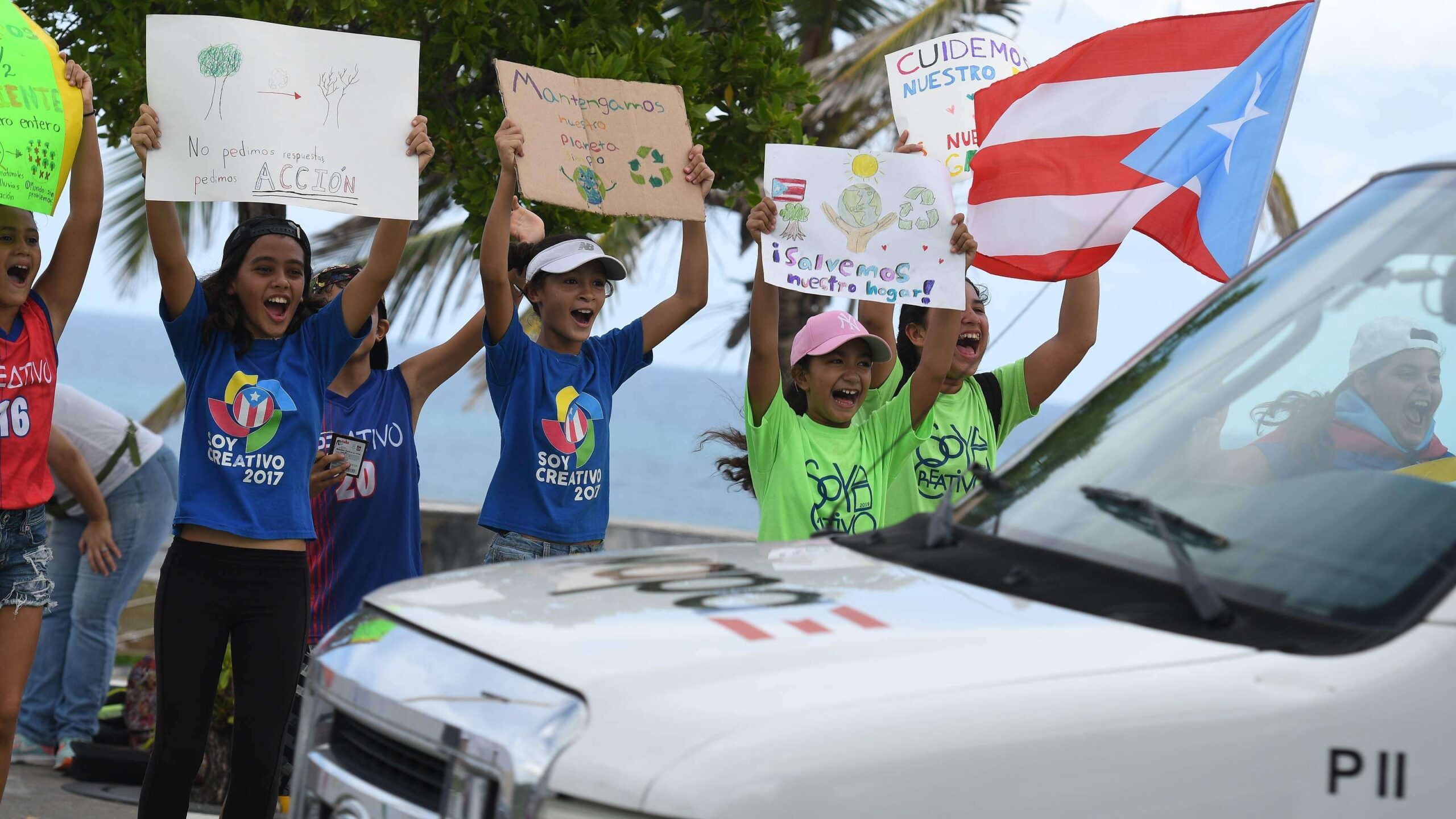 Juventud protesta por atención al cambio climático