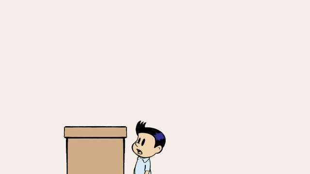 Pepito encuentra su disfraz de Halloween