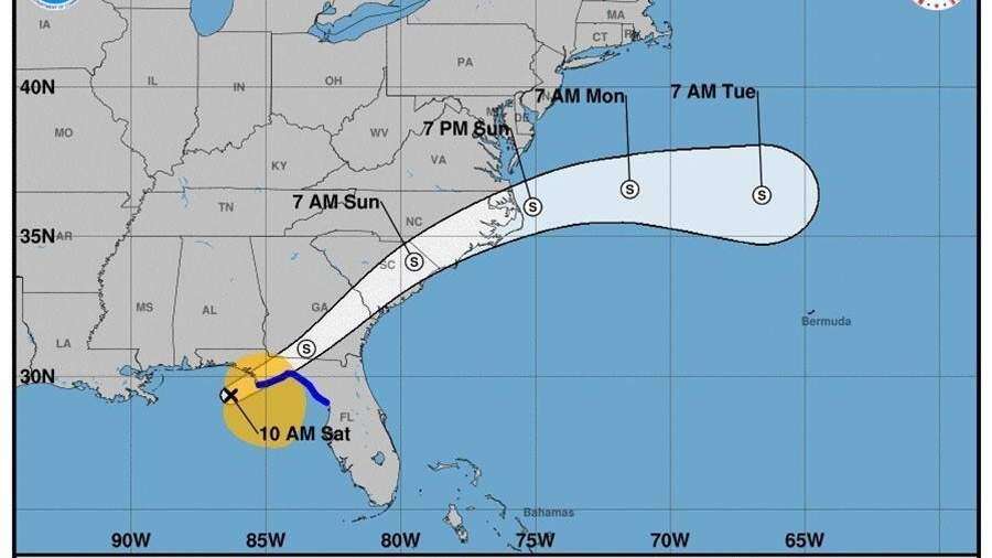 Ciclón Néstor entra en Florida