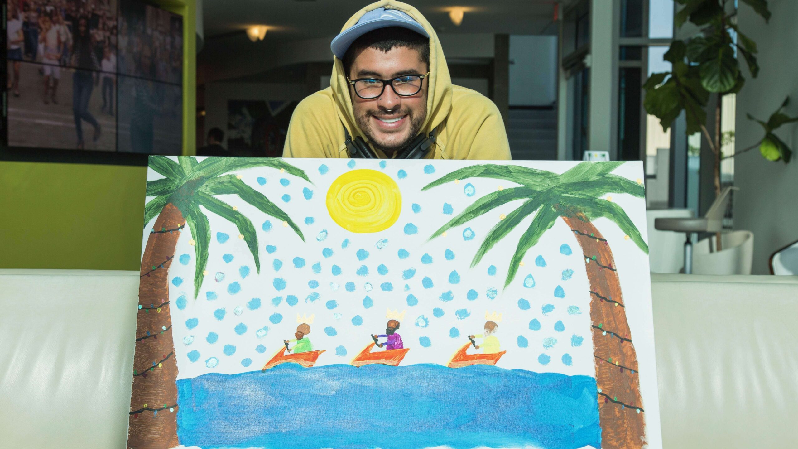 Bad Bunny crea postal para proyecto a beneficio del IPPR