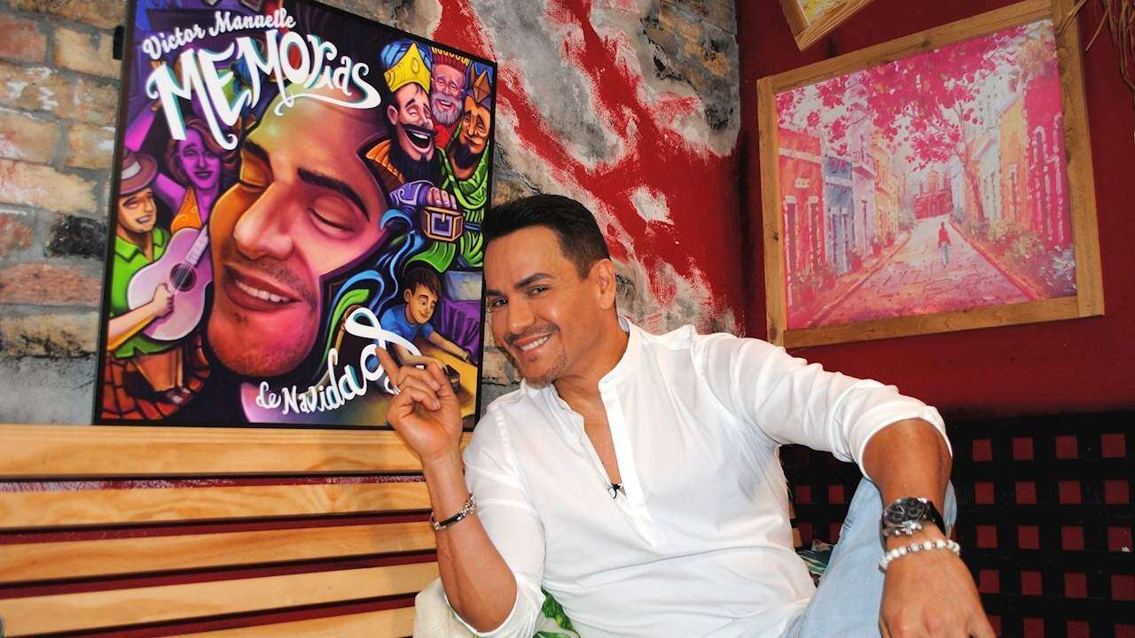 Víctor Manuelle presenta nuevo disco sobre tradiciones navideñas