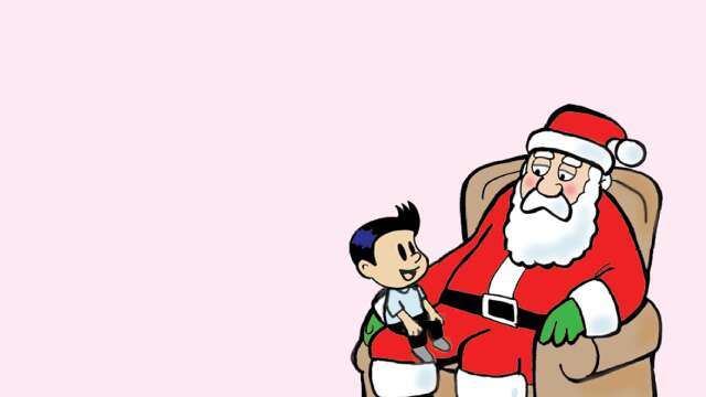 Pepito habla con Santa sobre los regalos