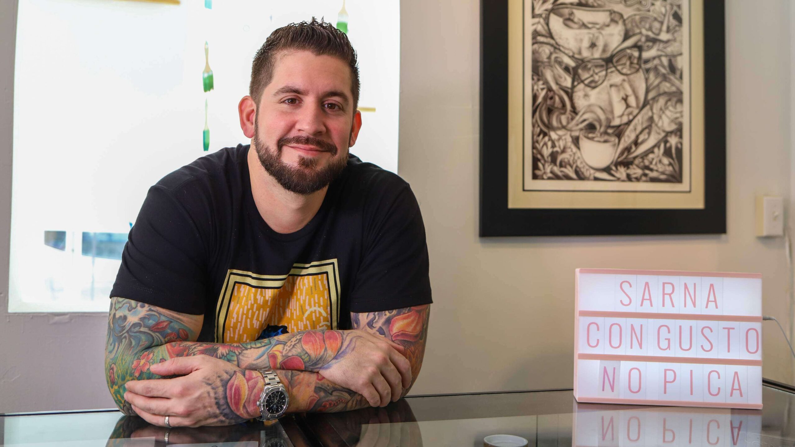 Juan Salgado tatuará a quien se quede en su casa durante emergencia de COVID-19