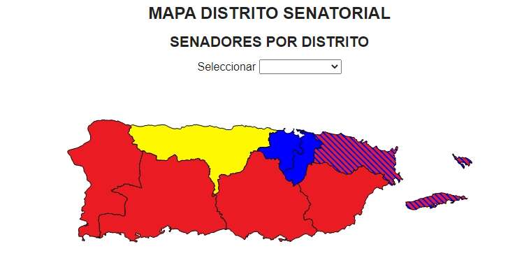 Así quedó el cuadro de senadores por distrito