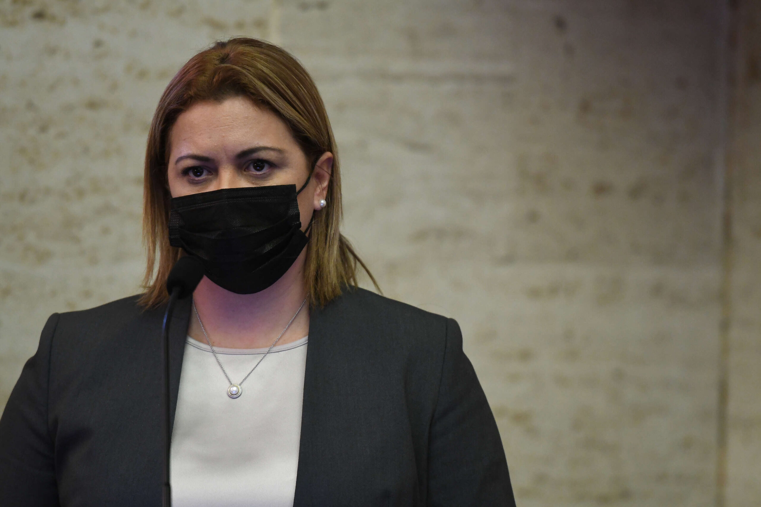 No responde Elba Aponte sobre protocolo en escuelas si se presentara un caso de COVID-19