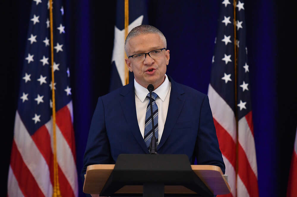 Conferencia de prensa del Secretario de Seguridad Pública Alexis Torres