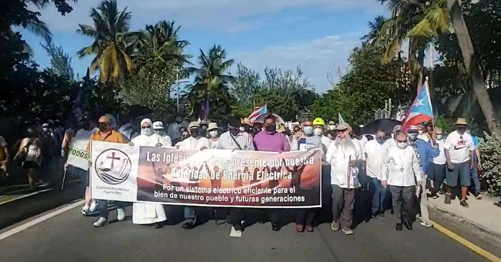 Coalición ecuménica se lanza a la calle para orar por la AEE y pedir que detengan contrato con LUMA