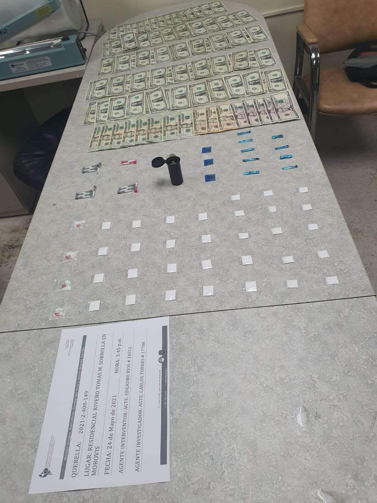 Tres arrestados en intervención en un punto de drogas en Morovis