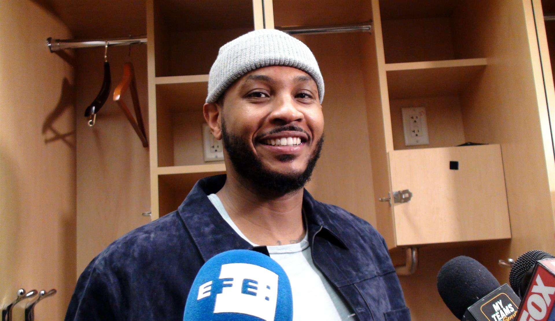 Carmelo Anthony se une a LeBron James y los Lakers