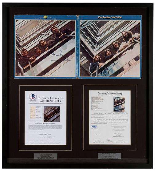 Firma de Paul McCartney será subastada en México entre $2,400 y $2,900