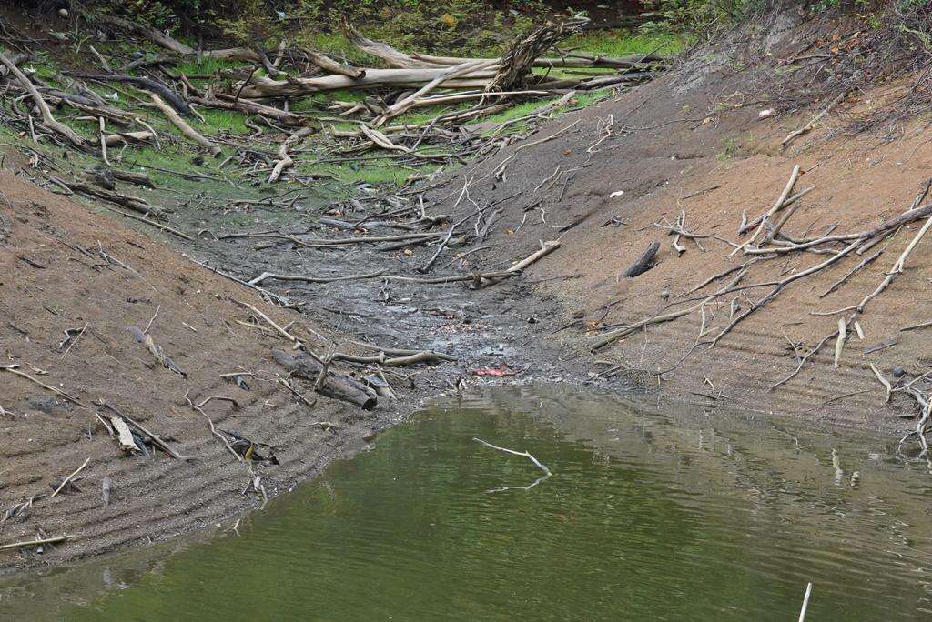 Así luce el embalse La Plata, a pesar de la lluvia