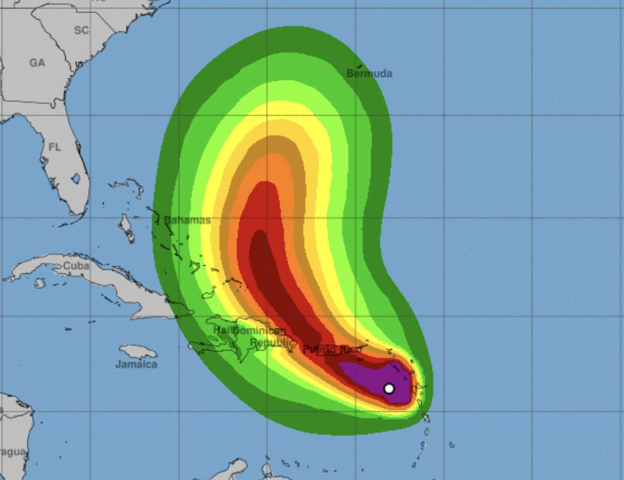 Cómo se sentirán los vientos de Fiona por región