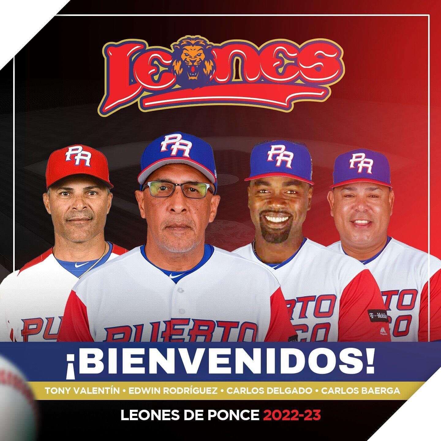 Ponce incorpora a Delgado, Baerga y Valentín a su equipo de »coaches»