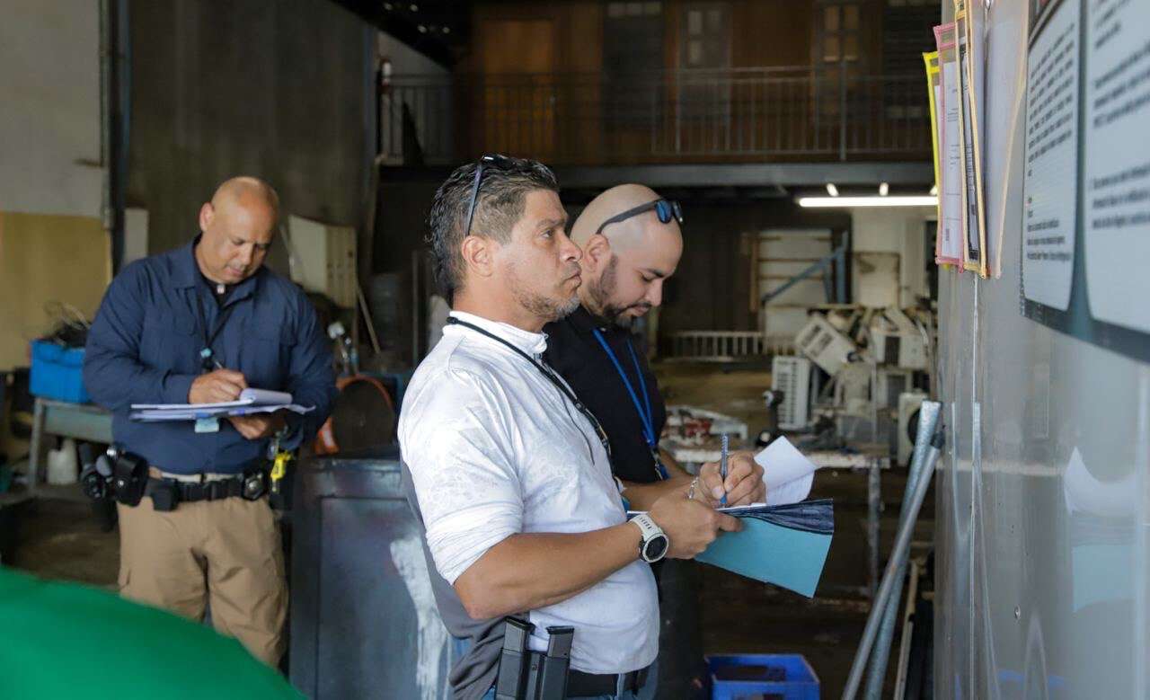 Comité Interagencial inspecciona centros de acopio de metales