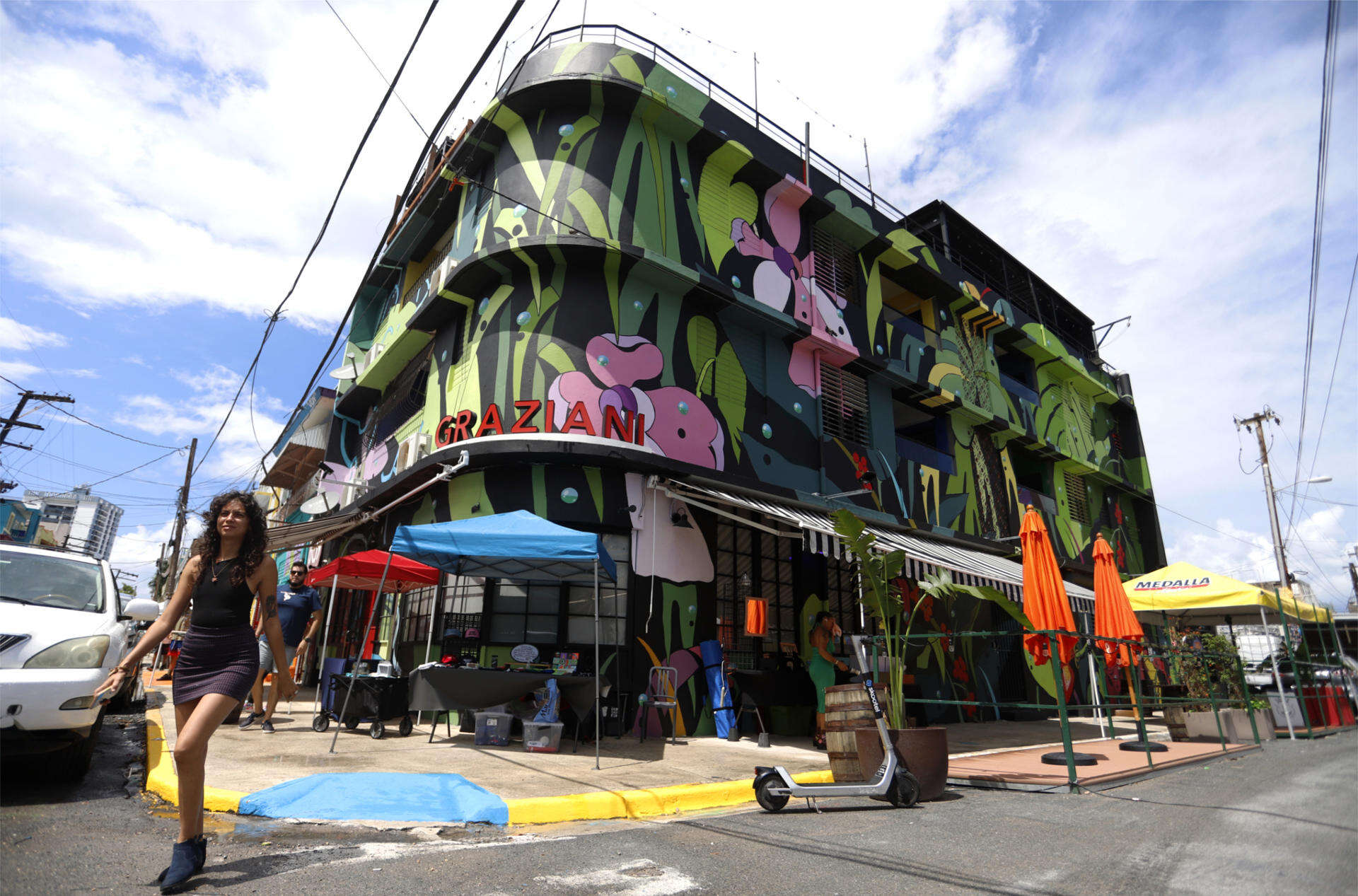 Los murales de “Santurce es ley” llenan de color y experiencias musicales el icónico barrio sanjuane