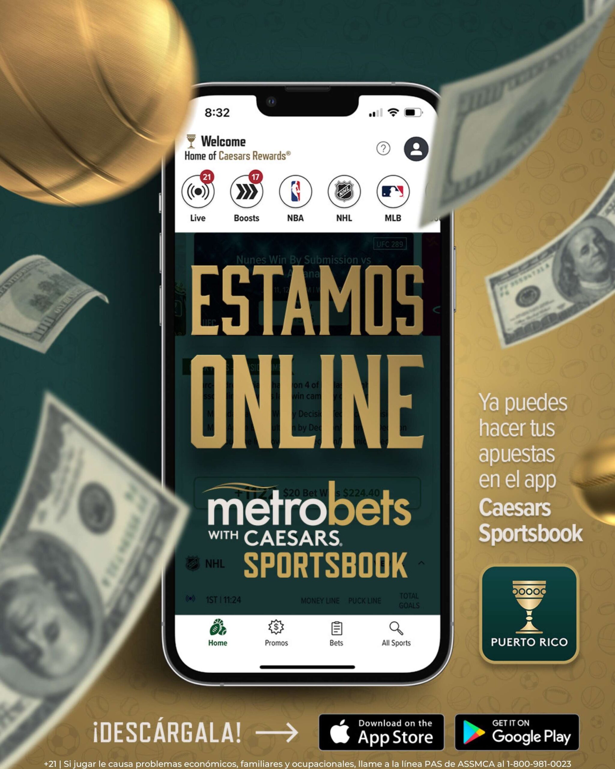 Lanzan aplicación móvil para apuestas deportivas