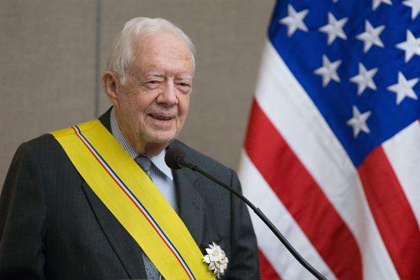Grandes personalidades felicitan a Jimmy Carter