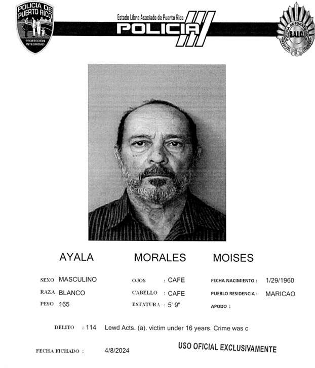 Acusan a expolicía por actos lascivos y maltrato de menores