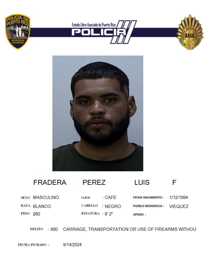 Arrestan alguacil del tribunal de Vieques y a su pareja