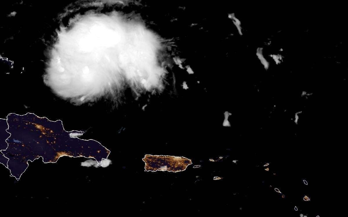 Se espera lluvia a lo largo de la Cordillera Central y en áreas de la Zona Metropolitana